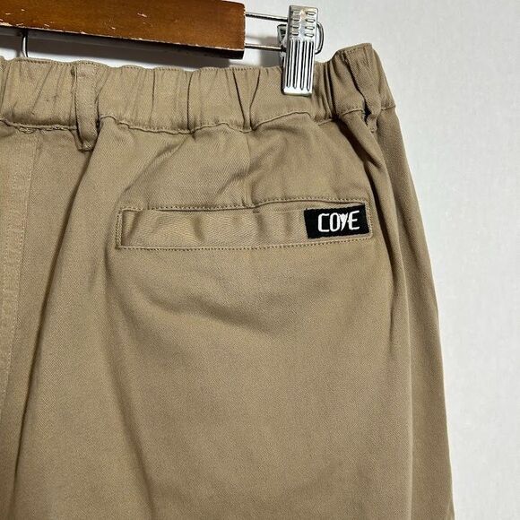 Cove USA Pants Mens 36 Cinch Waist Chino Brown Cotton Blend Stretch Comfort - Picture 7 of 9